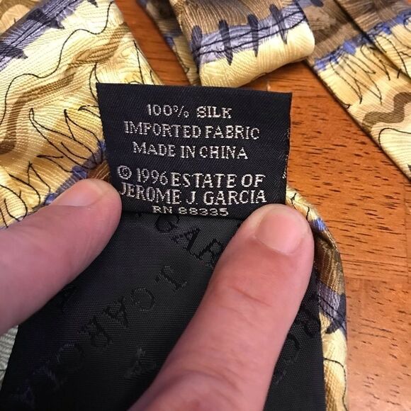 Jerry Garcia Silk Tie ‘Wetlands II’ Collection 25 weddings graduations dads day! - Picture 7 of 7